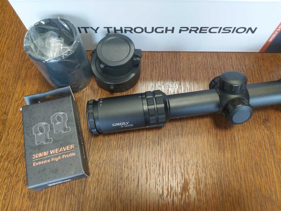 Luneta Vanatoare cu punct Vector Optics Grizzly 3-12x56