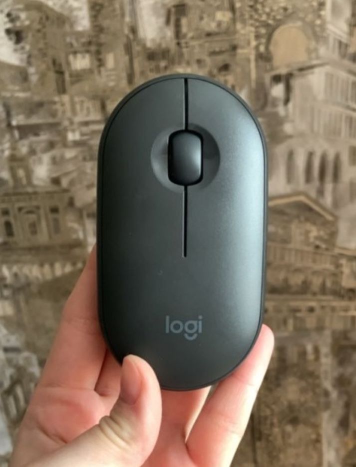 Мышь Logitech Pebble M350 черный