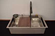 SET Chiuveta multifunctionala SMART gri inox 19014-3