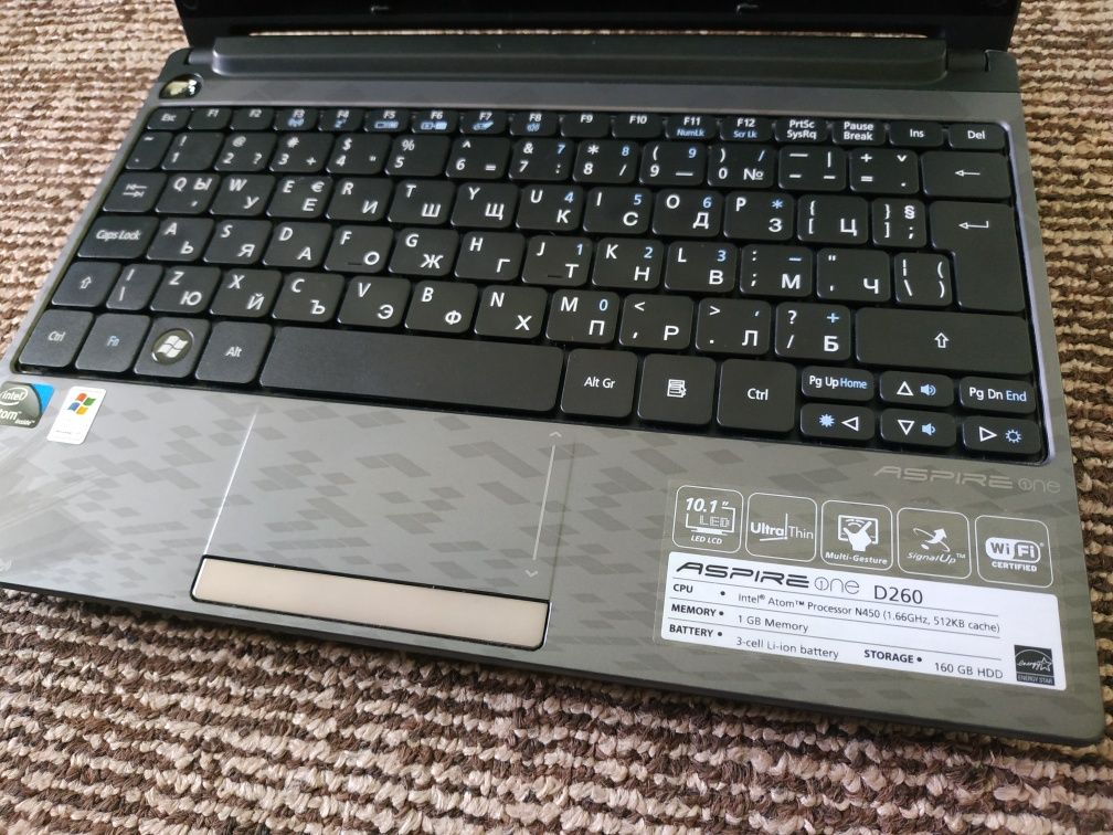 Acer Aspire One D260(Notebook) лаптоп, компютър