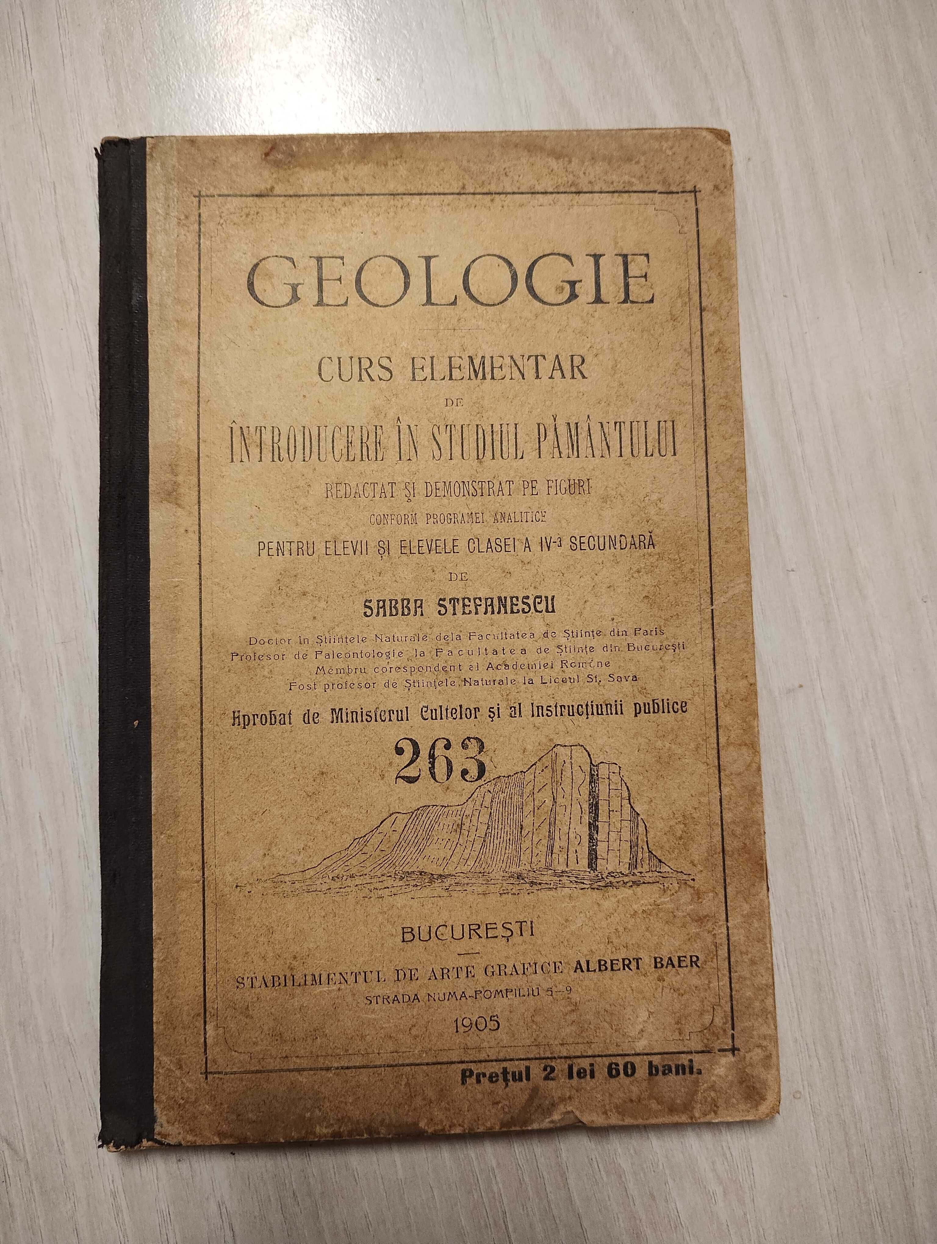 Curs Elementar Geologie 1905