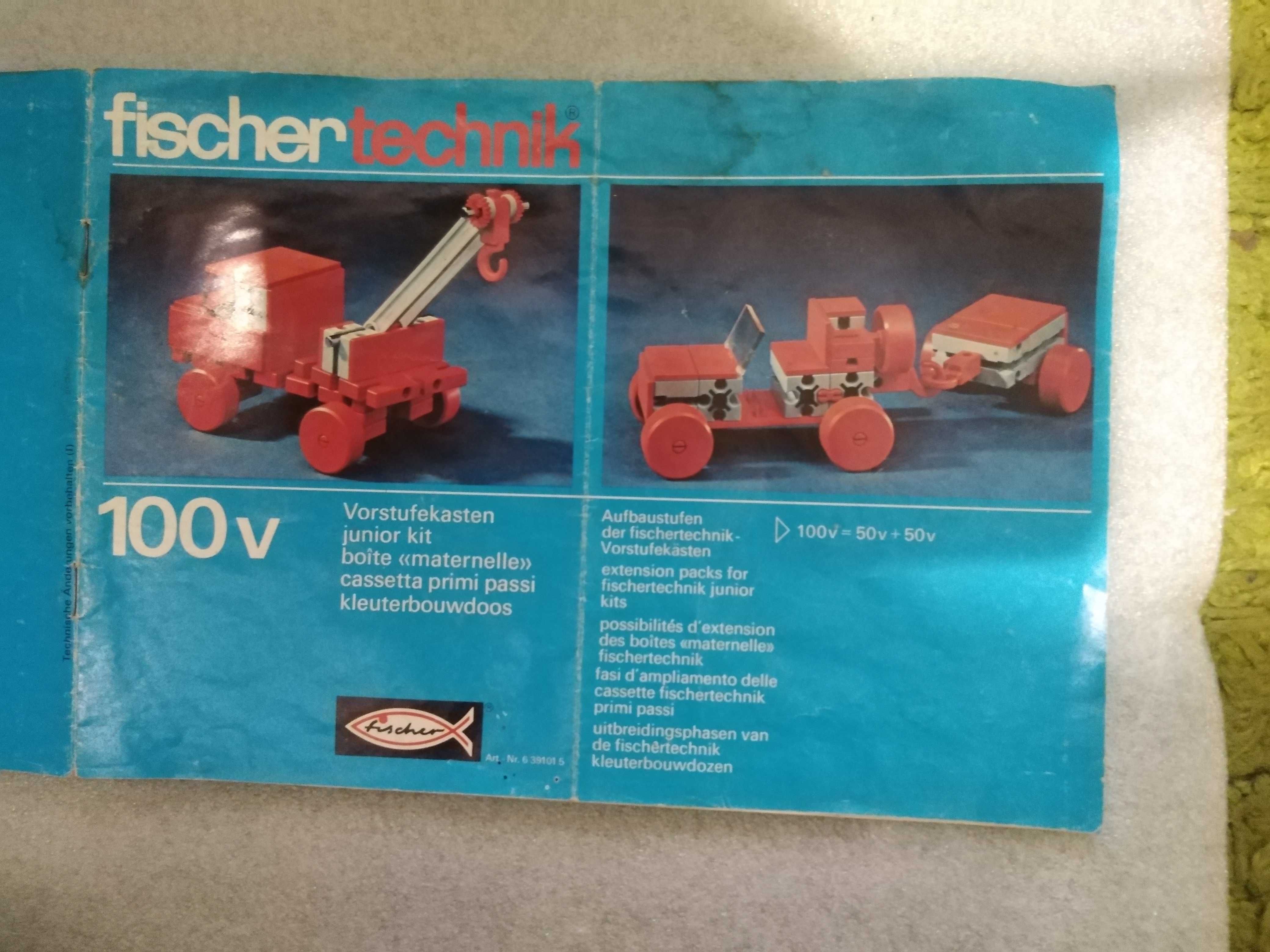 Joc de asamblare -constructii Fischer Technik cu peste 1000 de piese