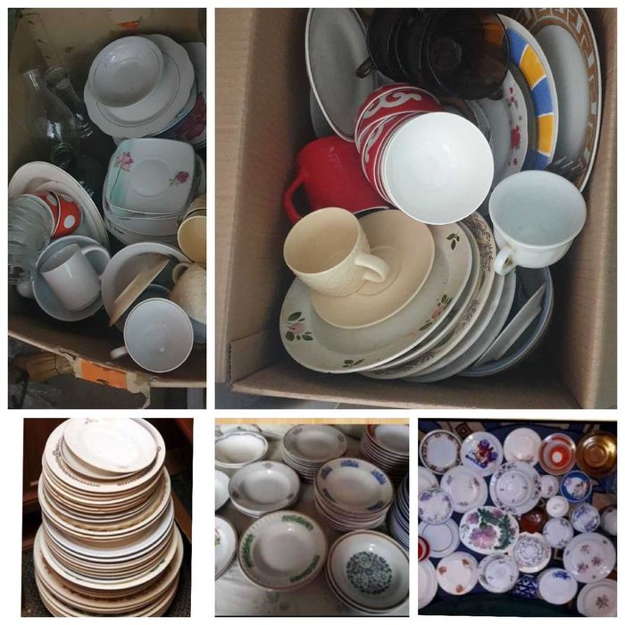 Пиялы, тарелки разные