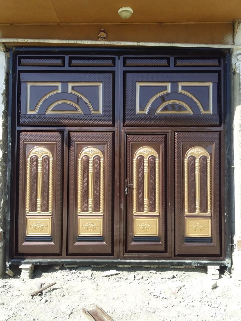 Darvoza, temir panjara, temir stol stullar