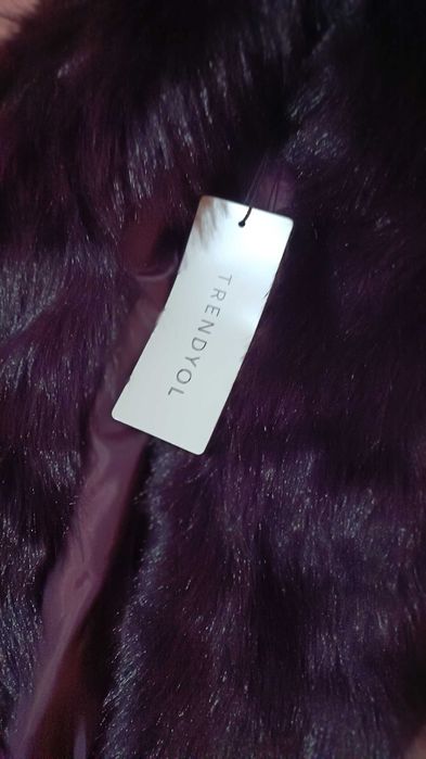Palton de blană oversize