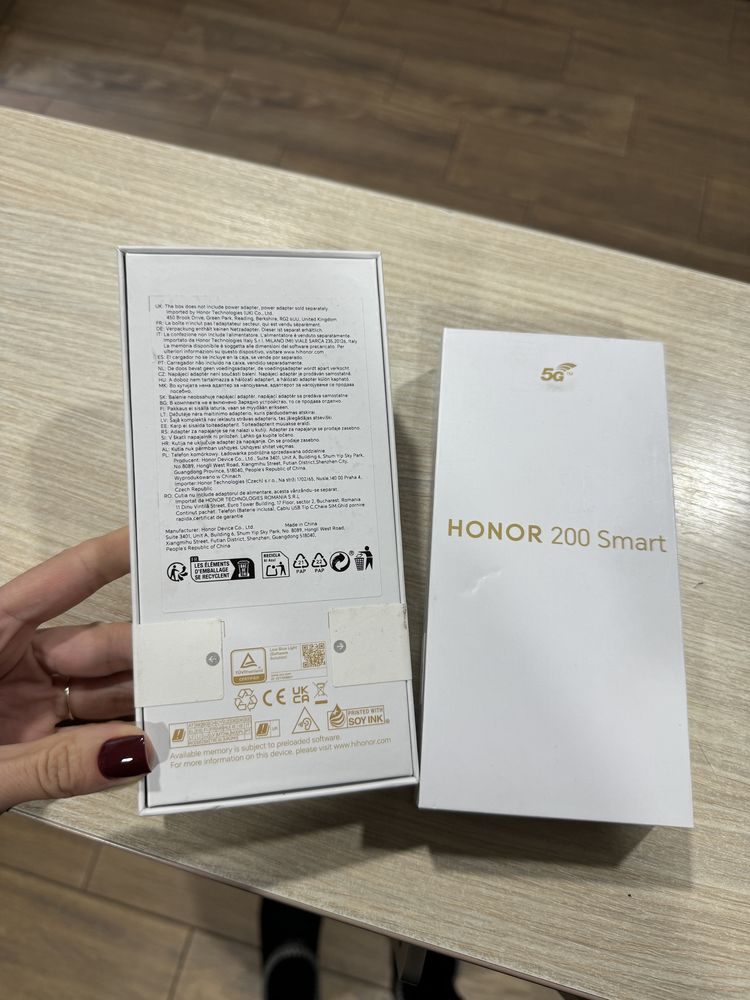 Honor 200 Smart, 4GB RAM, 256GB, 5G, Forest Green, NOU/Sigilat!!!