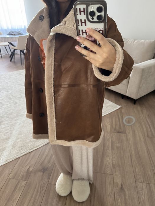 Дубленка кожаная