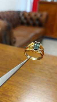 Заложна къща Галерия 65 - Дамски Златен пръстен с  цаворит