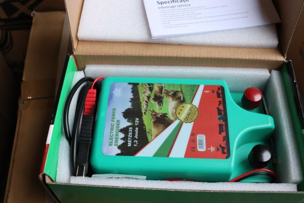 Generator impulsuri 12V max. 1 Joule pentru gard electric