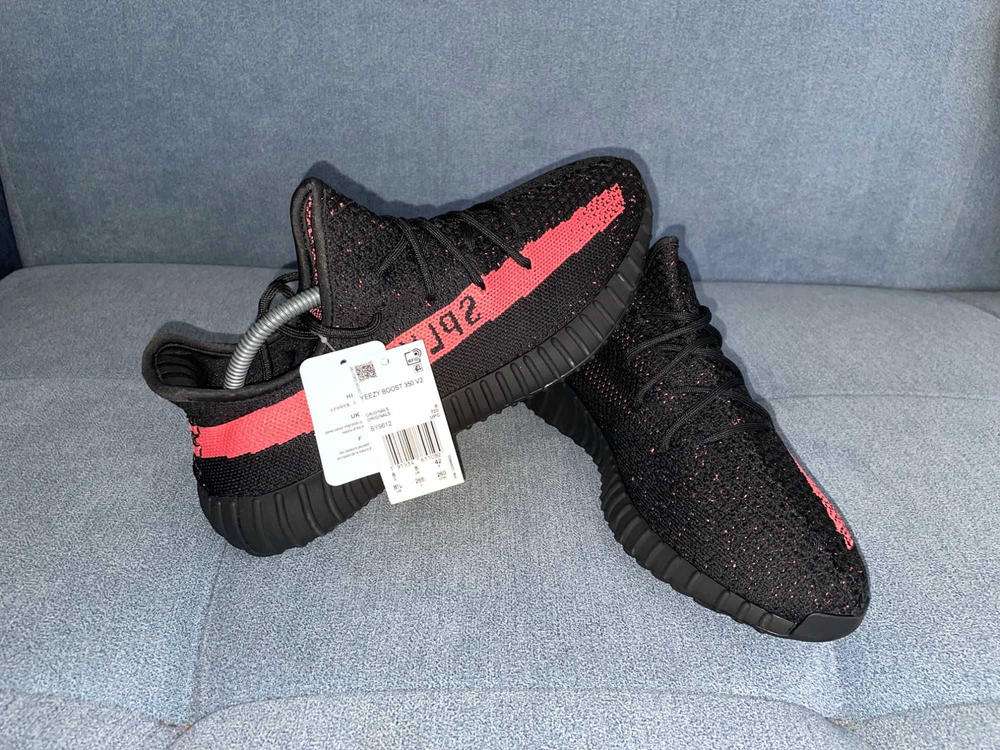 Incaltaminte ADIDAS Yezzy Boost 350 Black Red nr de la 40 la 46