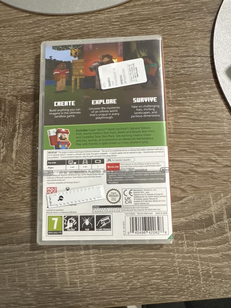 Minecraft игра за Nintendo switch