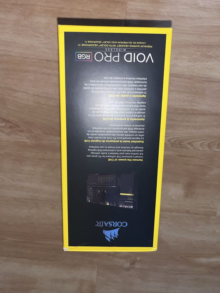 Наушники Corsair void pro rgb wireless