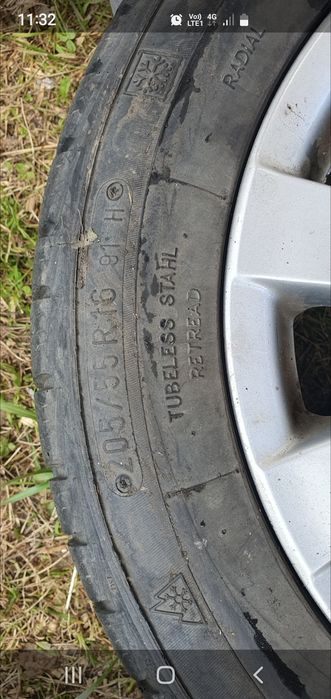 Vând jante cu cauciucuri ,R16 ptr. Vw