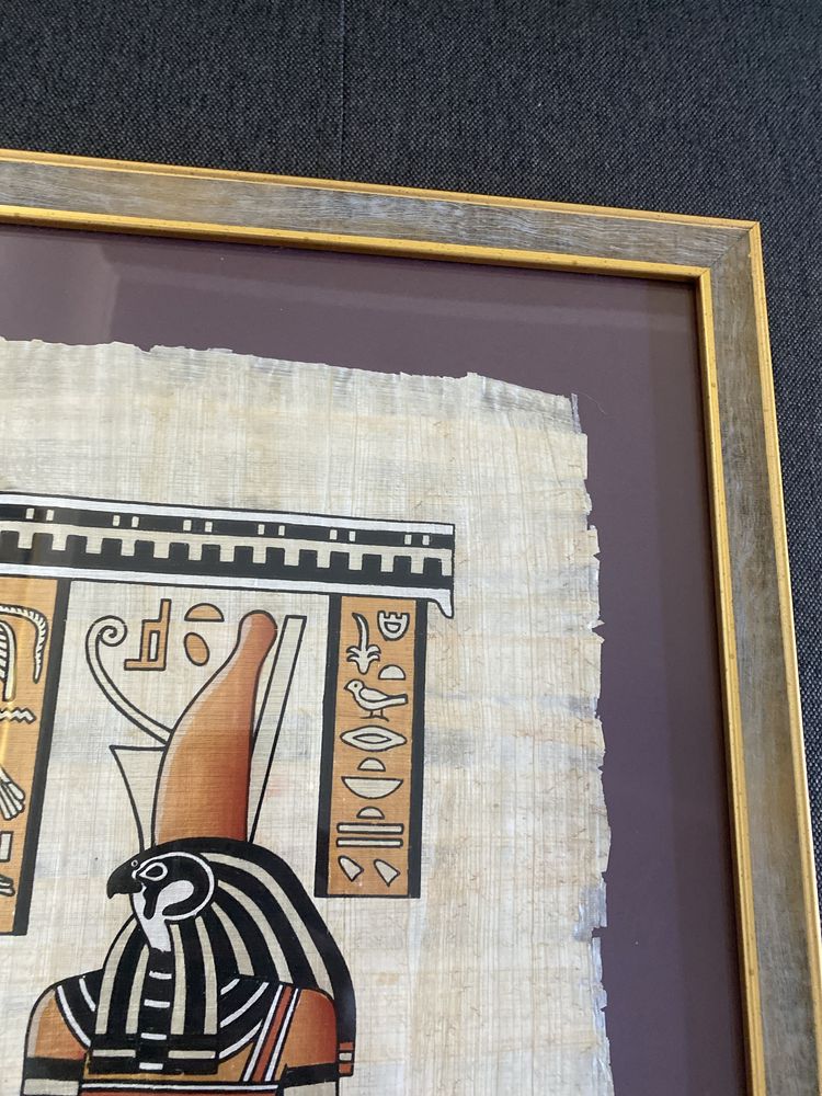 Papirus inramat / tablou
