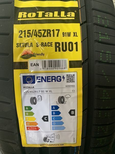 Нови летни гуми ROTALLA SETULA S-RACE RU01 215/45R17 91W XL НОВ DOT