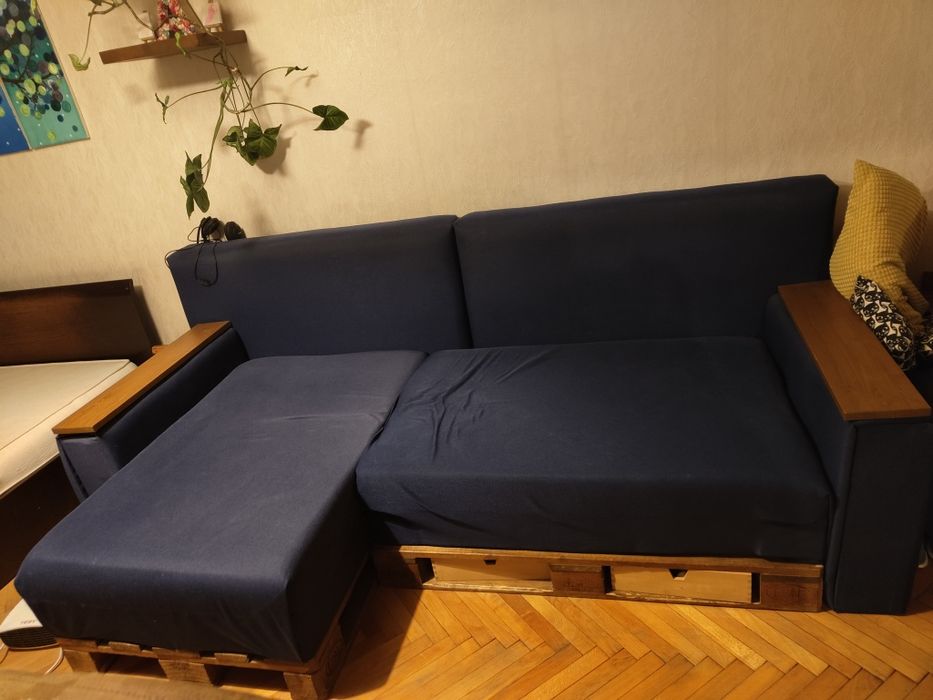 Диван от палети 2.3/1.35