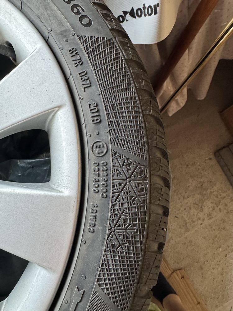 Jante/ roti bmw f30 17 inch continental iarna 225 45 r17