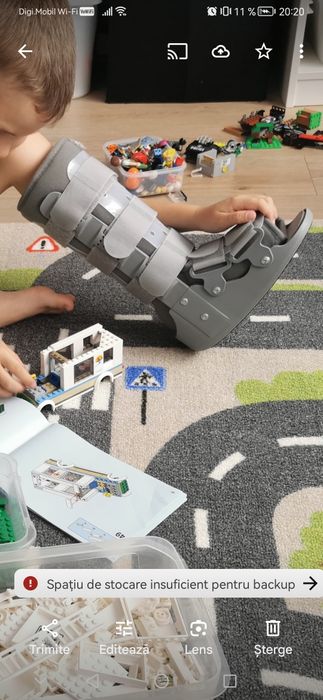 Orteza tip cizma mărime 16-21 cm