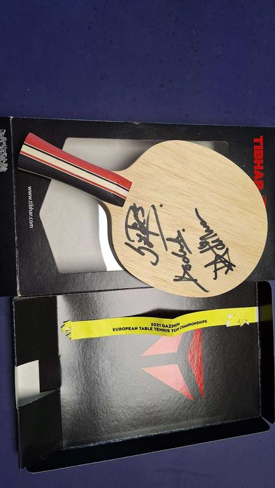 Lemn colectie Tibhar rapid carbon light, semnat Bernie Szocs, Samara