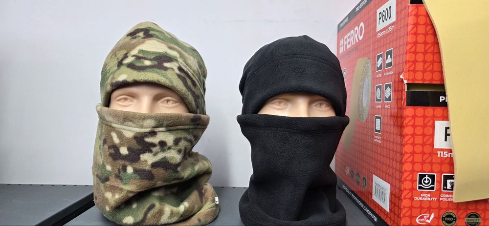 Шапка-шарф флисовая,теплая
Расцветки: черный мультикам,