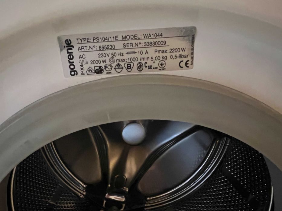 Пералня Gorenje (модел WA1044) в добро/работещо състояние