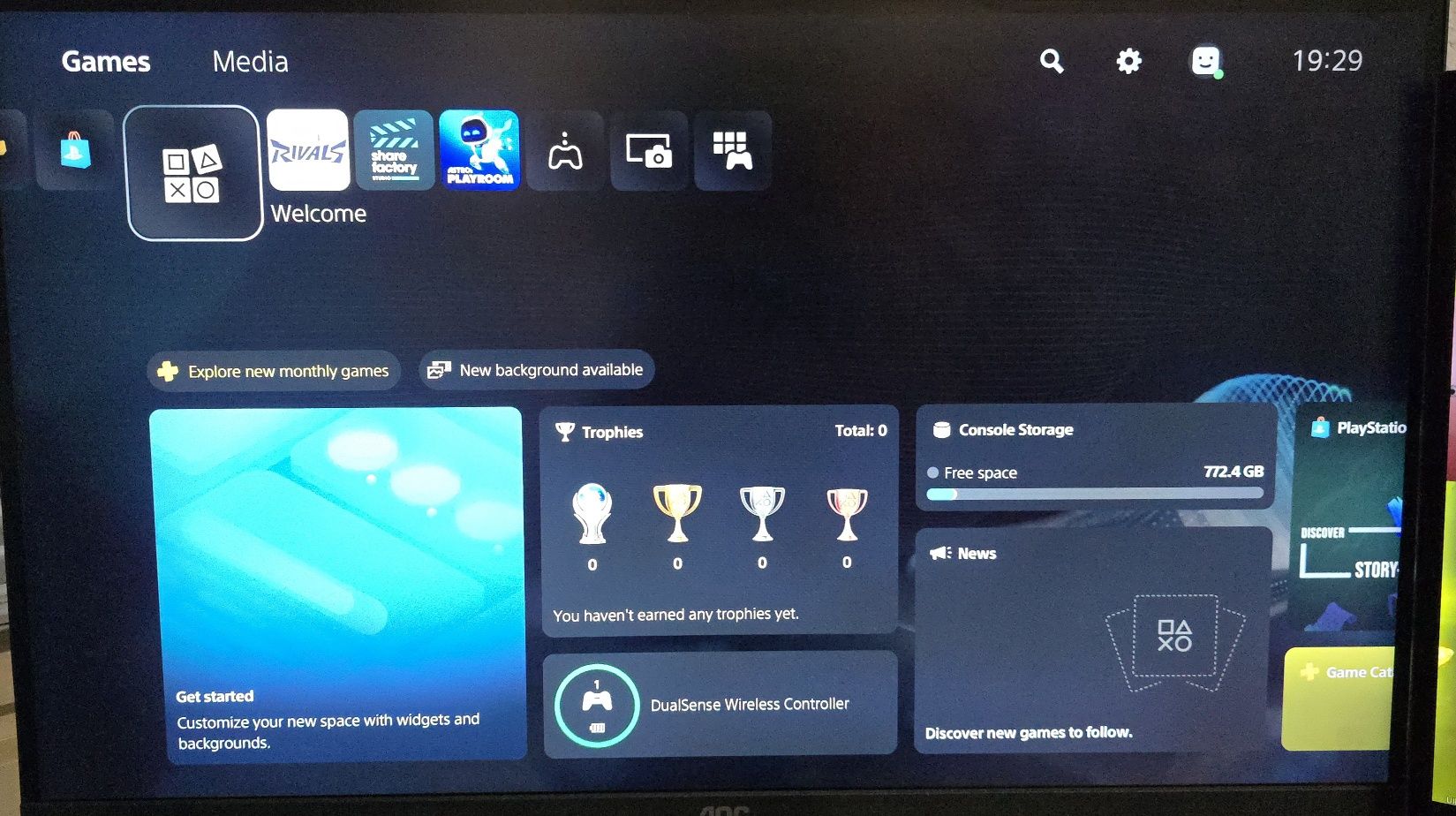 Конзола Sony Playstation 5 Digital Edition, 1 джойстик