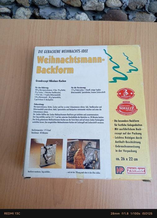 Форма за печене на сладкиш Дядо Коледа