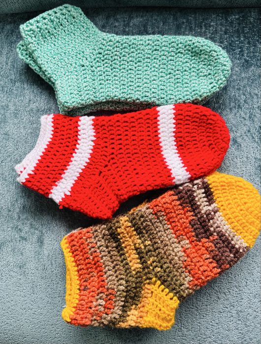 Ciorapi grosi realizati manual