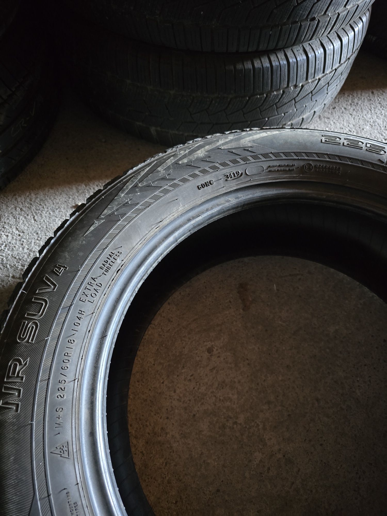 4x 225/60/18 M+S NOKIAN 2019 Stare impecabila