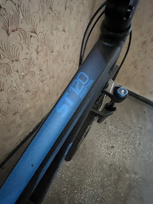 Rockrider st120 albastru-negru