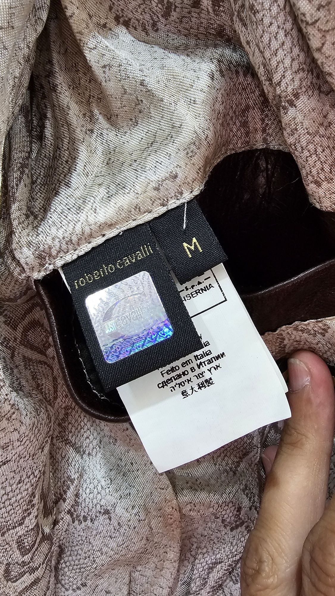 Geaca piele Roberto Cavalli M