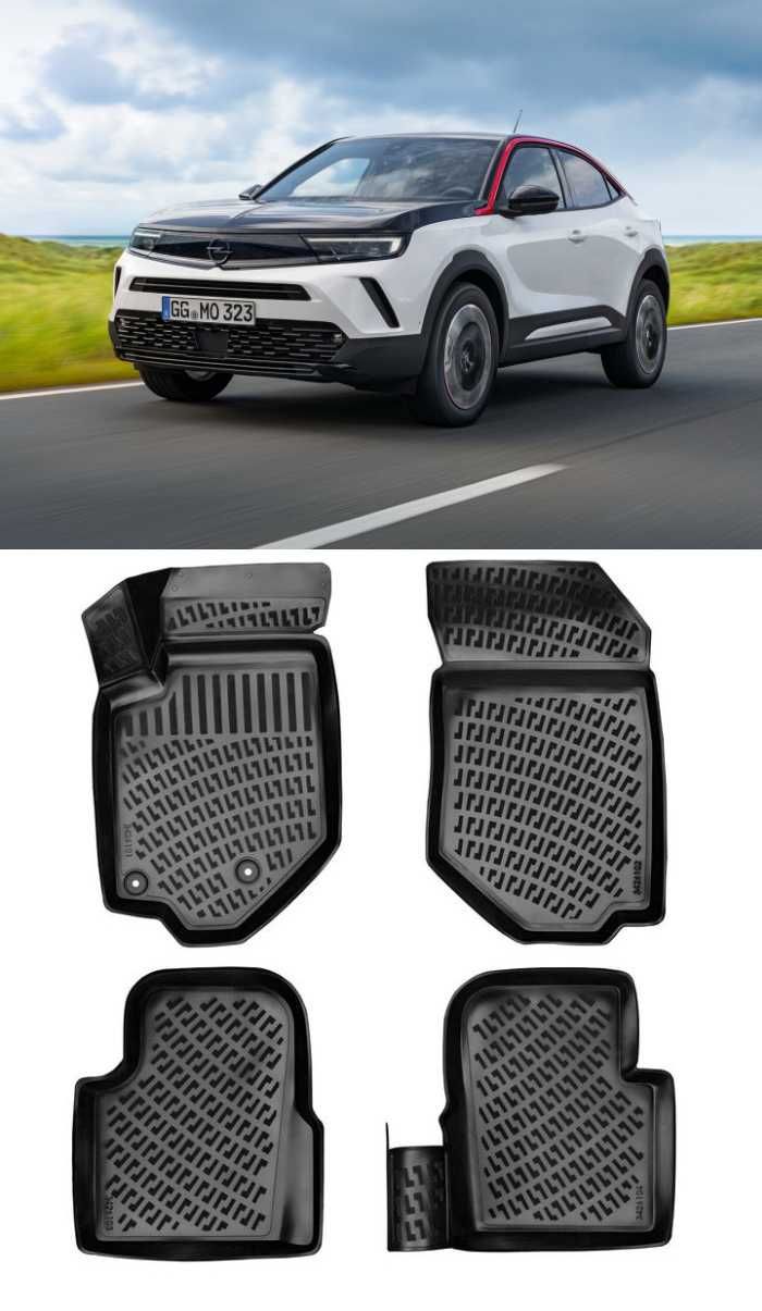 Гумени стелки RizLine съвместими с Opel Mokka-E 2020-