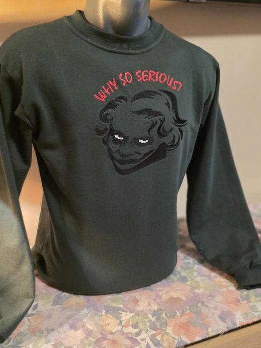 Бродирана блуза с дълъг ръкав