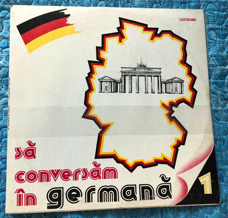 Sa conversam in germana vol. 1 si 2 electrecord - disk vinil pick up