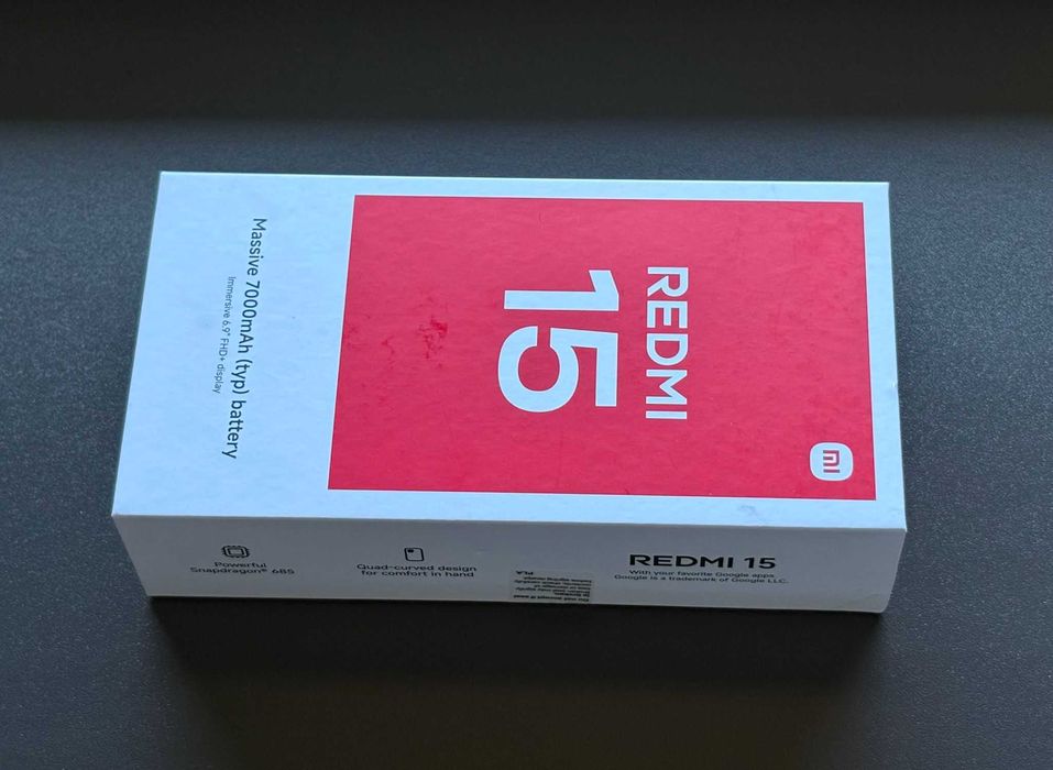 Redmi 15 128 gb / 6 gb ram NOU Sigilat! Tva deductibil