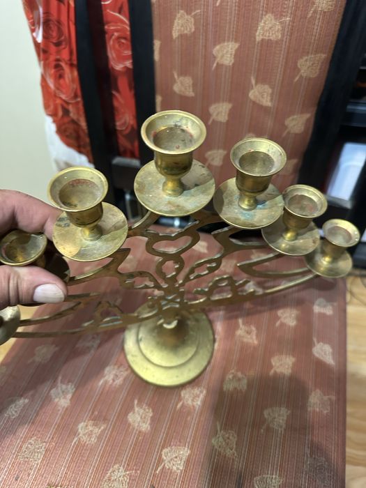 стар еврейски свещник менора