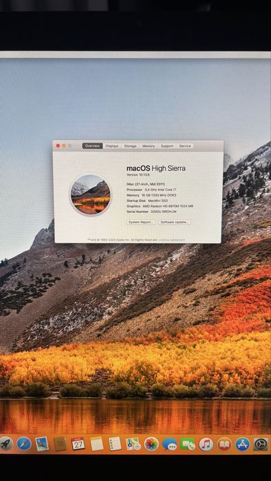 IMac 27-inch mid 2011