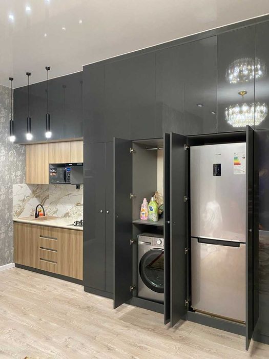 Студия на 9 ом этаже на Миллий Бог