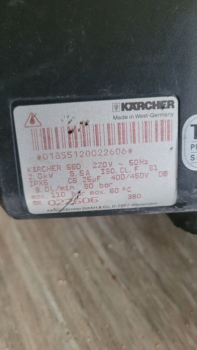Karcher spalat presiune + lance vario + perie spalat pavaj