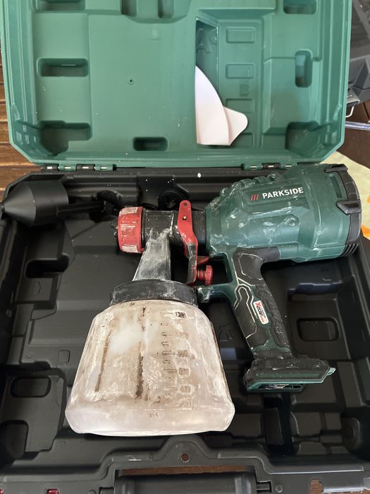 Акумулаторен пистолет за боядисване Parkside