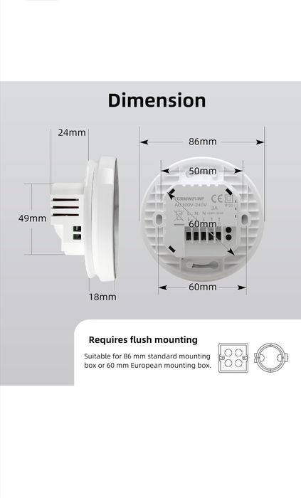 Termostat centrala Beok,Wifi,Tuya,Bluetooth