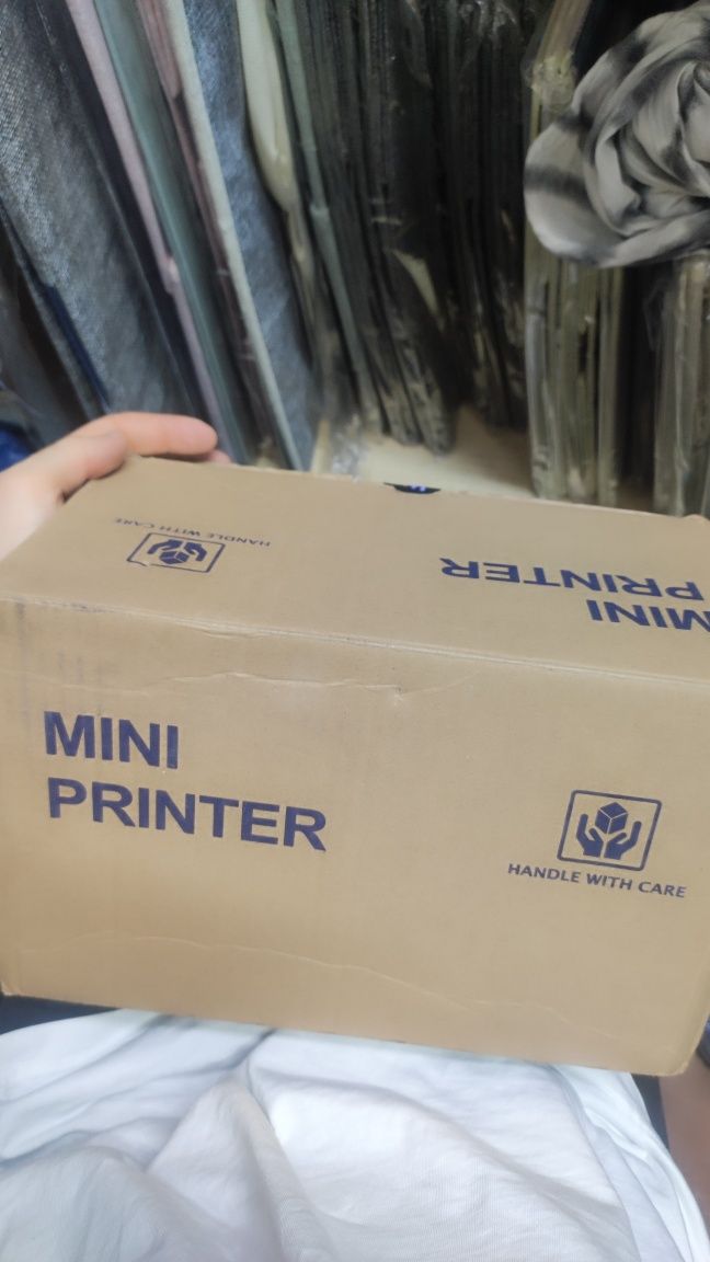Мини-принтер, Термо принтер для штих кодов, этикеток 80мм