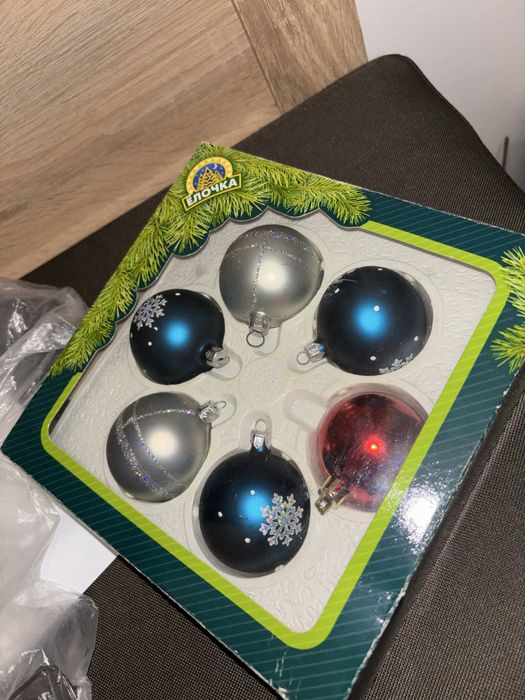 Для ёлки игрушки украшение из стекла шары стекло