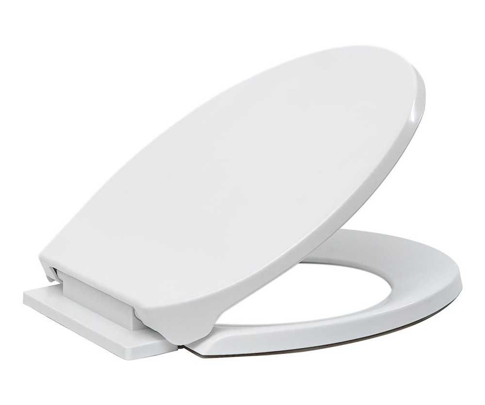 Capac alb pentru toaleta in forma de O inchidere silentioasa Resigilat