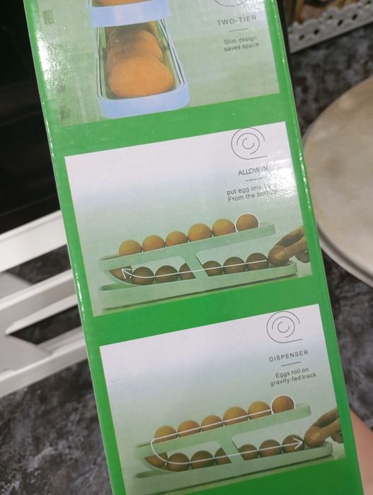 Подставка для яиц 2х этажная новая отличная