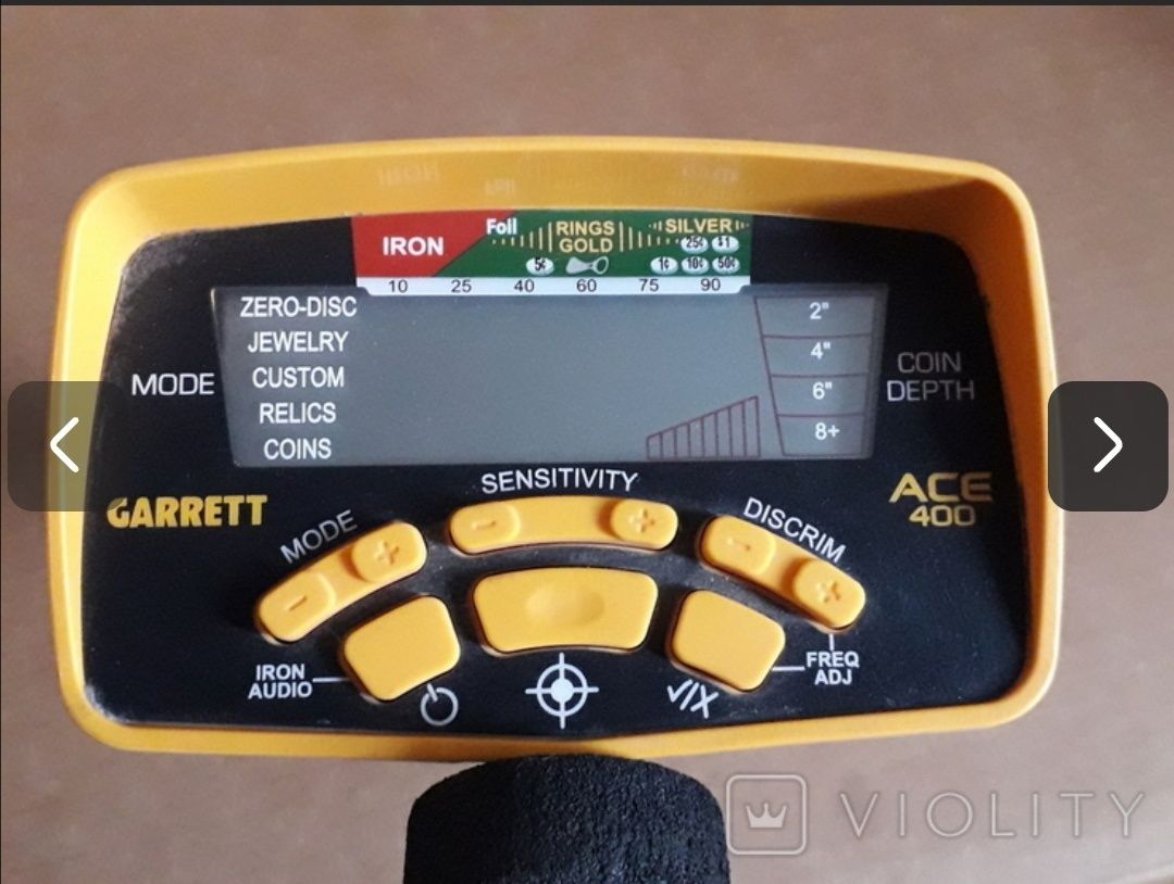 Garrett Ace - 400-i в коробке Металлоискатель - Металлодетектор