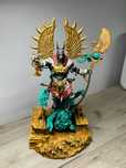 Statuetă Anubis din rășină – pictată manual, 27,5 cm, de colecție