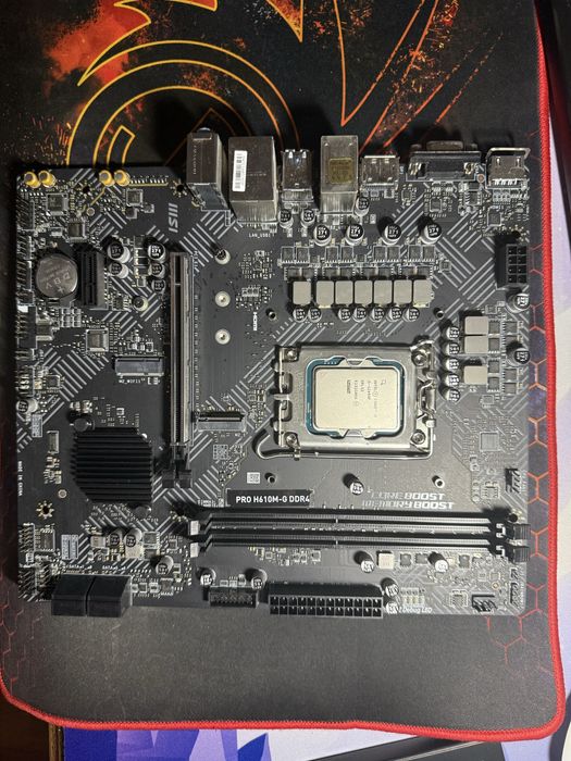 Kit Gaming Msi H610-M DDR4 + Intel i5 12400f