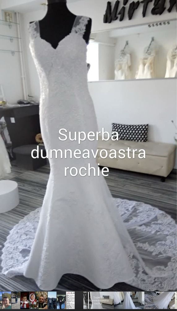 Rochie mireasa tip sirena