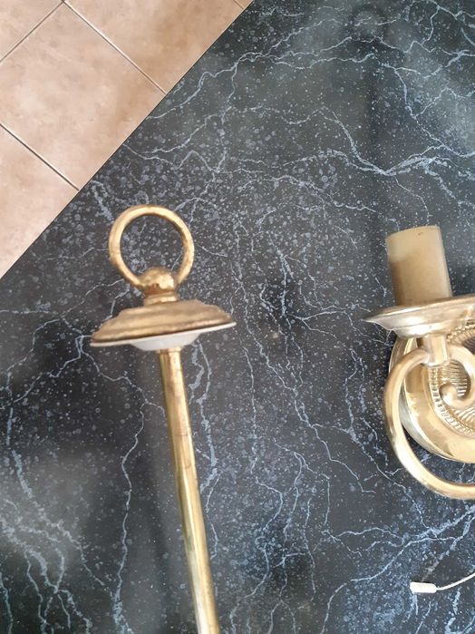 Set aplice alama, fiecare cu doua brate cu inaltime 46cm